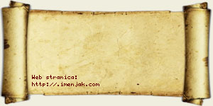 Jovana Vasilijević vizit kartica